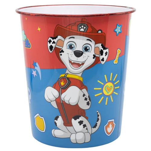 Cos de gunoi din plastic, Paw Patrol Multicolor, Ø21xH22.5 cm