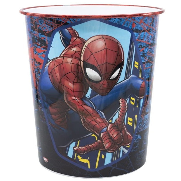 Cos de gunoi din plastic, Spider-Man Multicolor, Ø21xH22.5 cm (1)