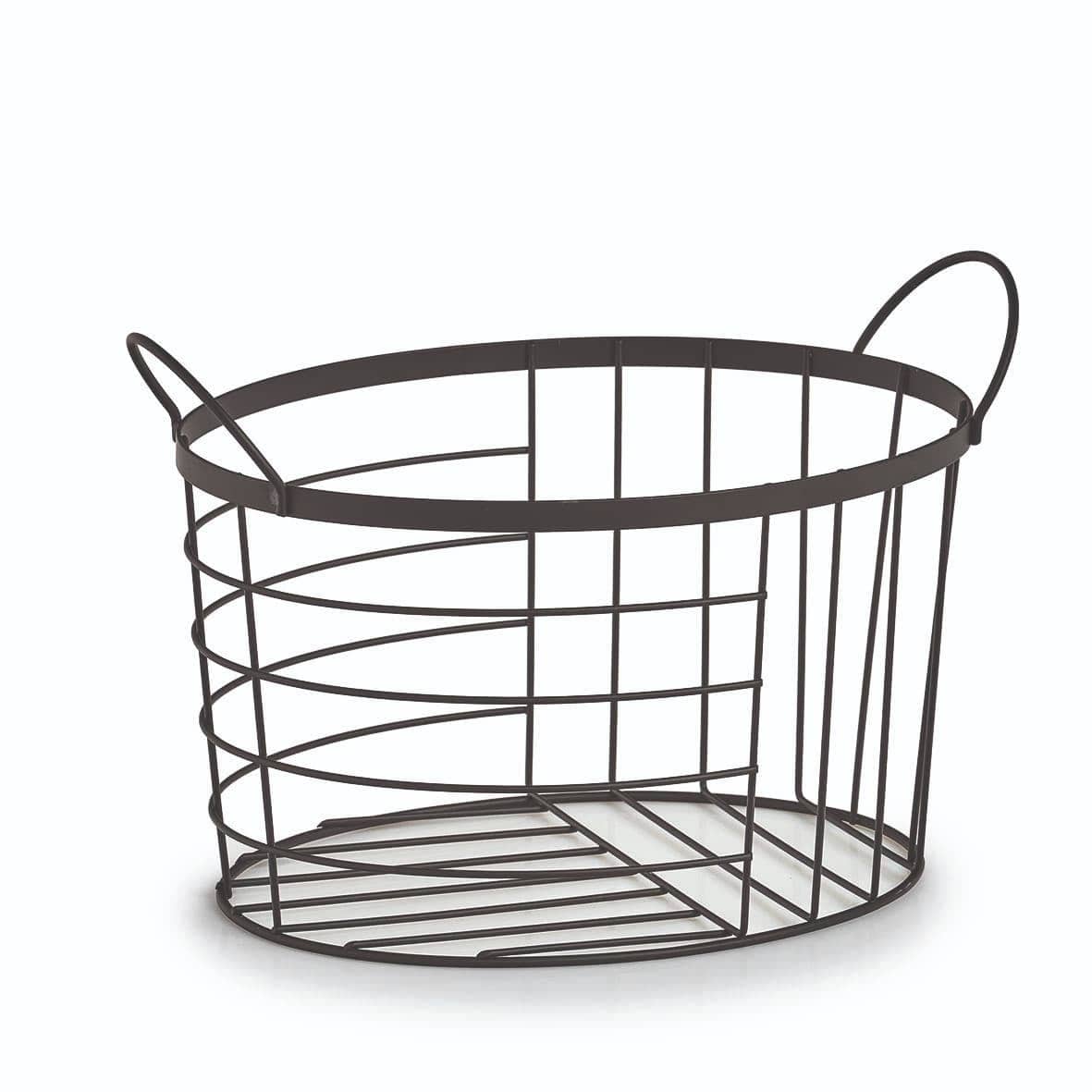 Cos pentru depozitare din metal, Basket Negru, L35xl23,5xH23 cm