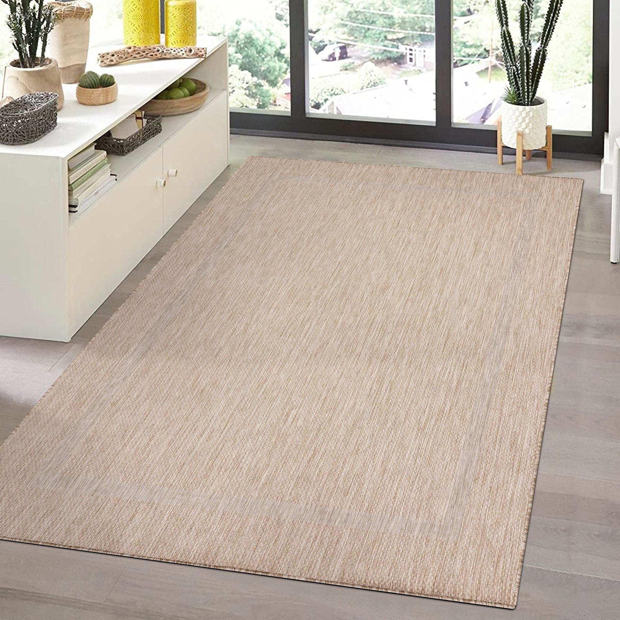 Covor de exterior din PP, Relax 4311 Rectangle Bej - SomProduct Romania