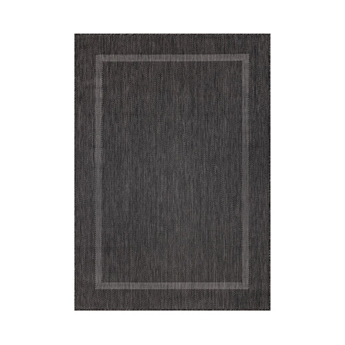 Covor de exterior din PP, Relax 4311 Rectangle Negru