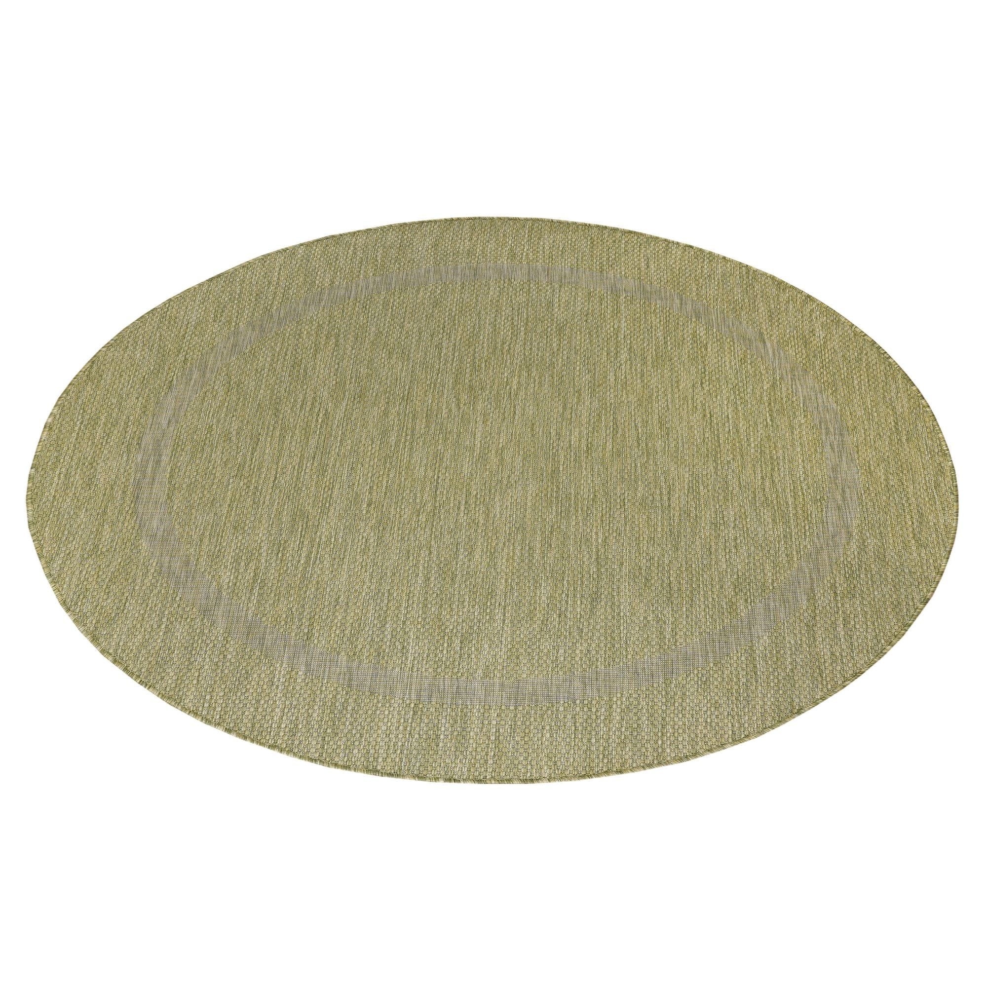 Ayyildiz Teppiche Covor de exterior din PP, Relax 4311 Round Verde