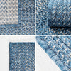 Covor de exterior din PP, Zagora 4511 Rectangle Albastru - SomProduct Romania