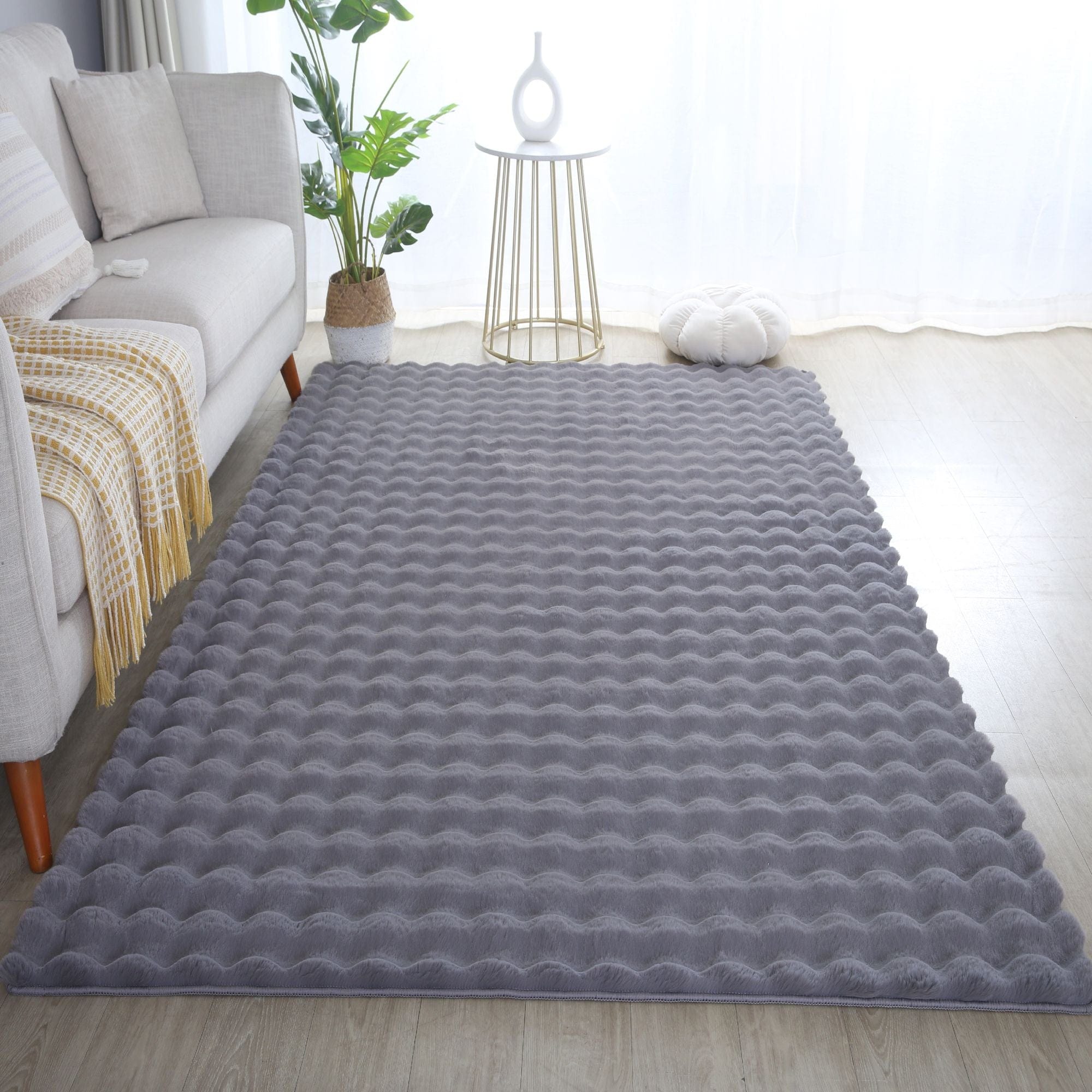 Ayyildiz Teppiche Covor din poliester, Ambiance 5110 Rectangle Gri