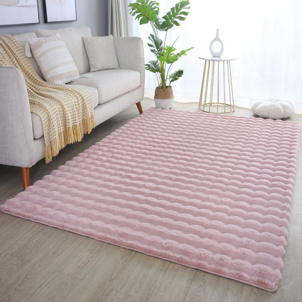 Ayyildiz Teppiche Covor din poliester, Ambiance 5110 Rectangle Roz