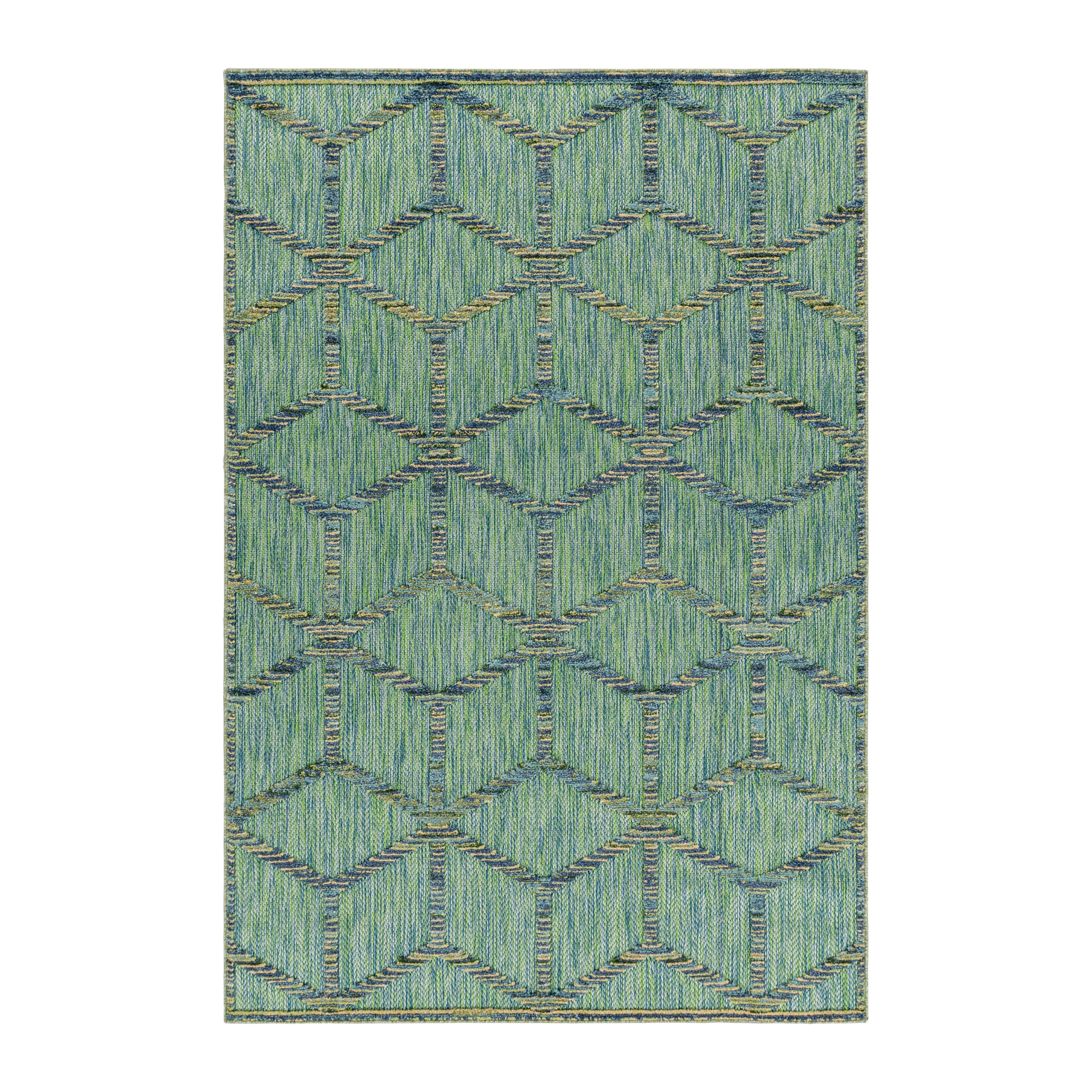 Ayyildiz Teppiche 120 X 170 cm Covor din poliester Bahama 5151 Scandinavian Verde