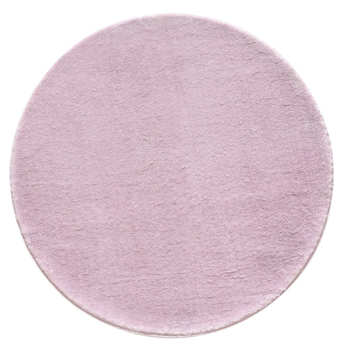 Ayyildiz Teppiche 120 X 120 cm Covor din poliester Catwalk 2600 Round Unicolor Violet