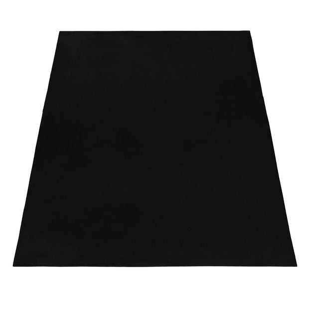 Covor din poliester, Pouffy 5100 Rectangle Negru - SomProduct Romania