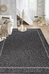 Covor din PP Capri 01275B Gri / Antracit & OYOTR-RUG-CAPRI-01275B_Anthracite_Silver