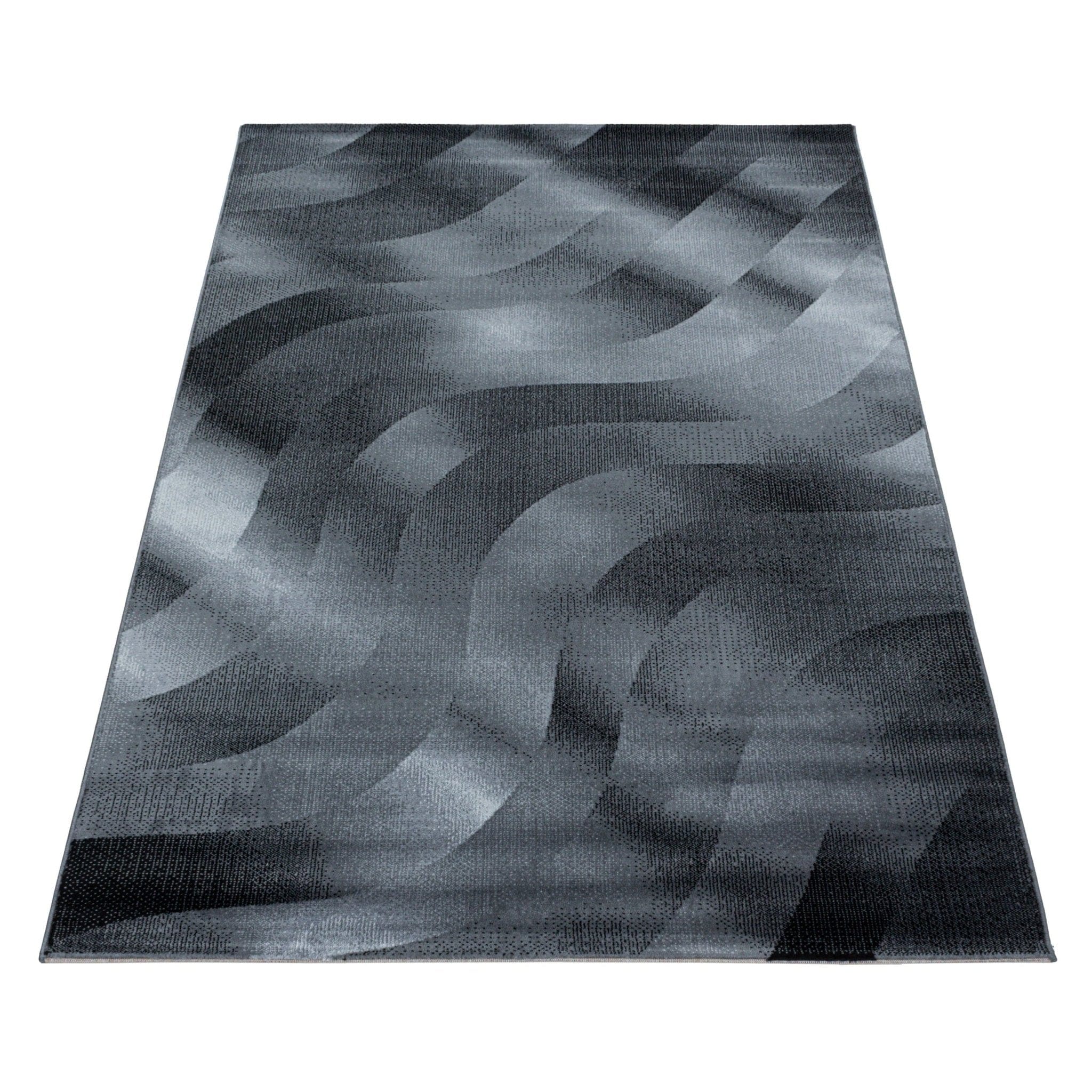 Ayyildiz Teppiche Covor din PP Costa 3529 Abstract Waves Negru