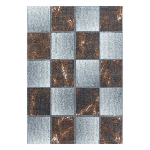 Ayyildiz Teppiche 120 X 170 cm Covor din PP Ottawa 4201 Checkered Cupru