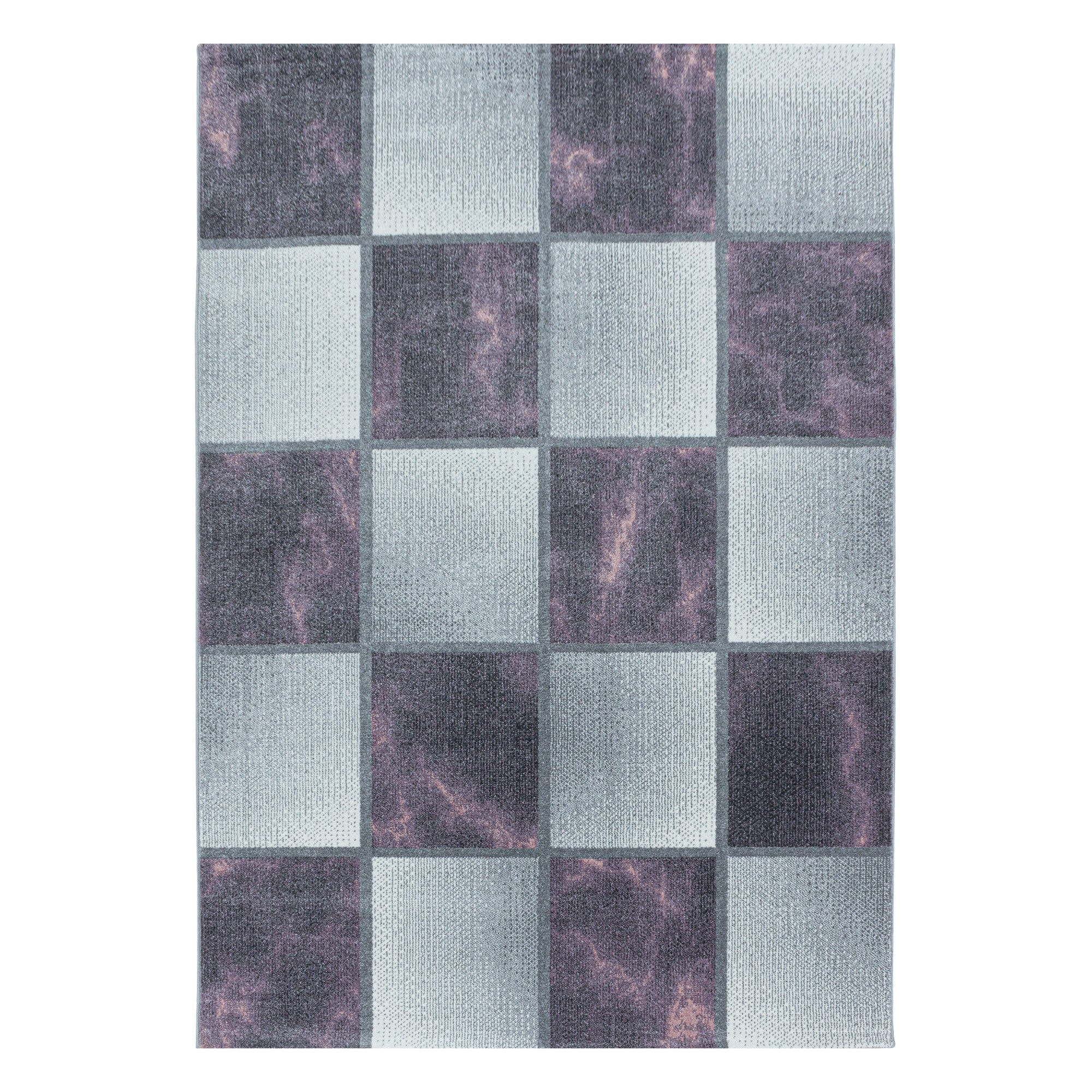 Ayyildiz Teppiche 120 X 170 cm Covor din PP Ottawa 4201 Checkered Violet