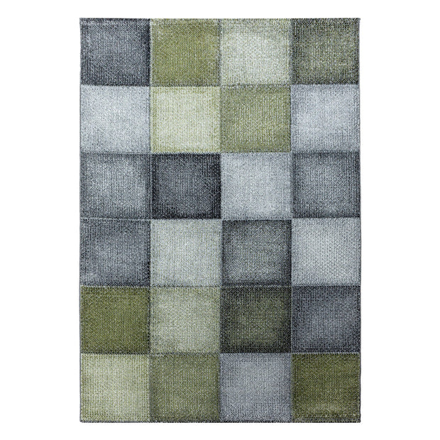 Ayyildiz Teppiche 120 X 170 cm Covor din PP Ottawa 4202 Checkered Verde