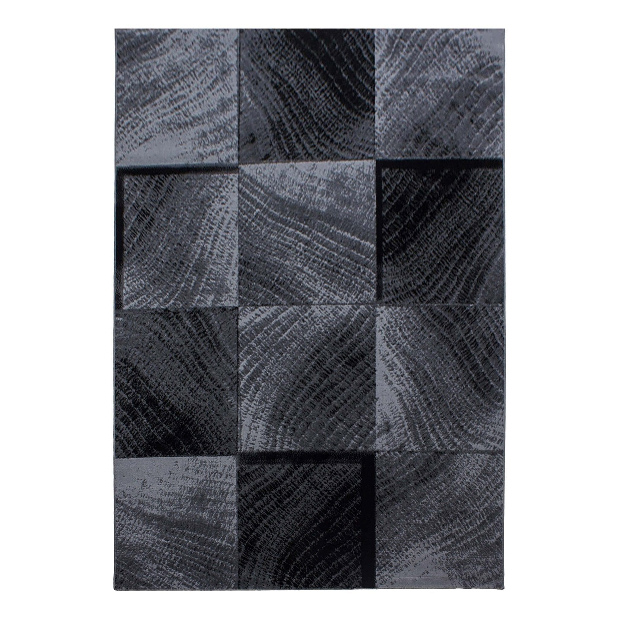 Ayyildiz Teppiche 120 X 170 cm Covor din PP Plus 8003 Checkered Negru