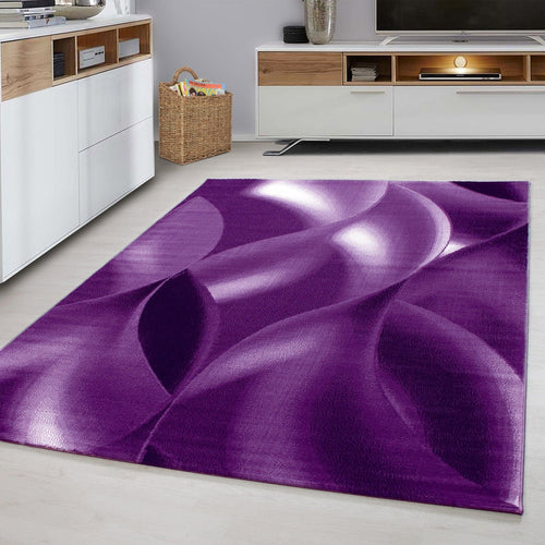 Ayyildiz Teppiche Covor din PP Plus 8008 Abstract Waves Violet