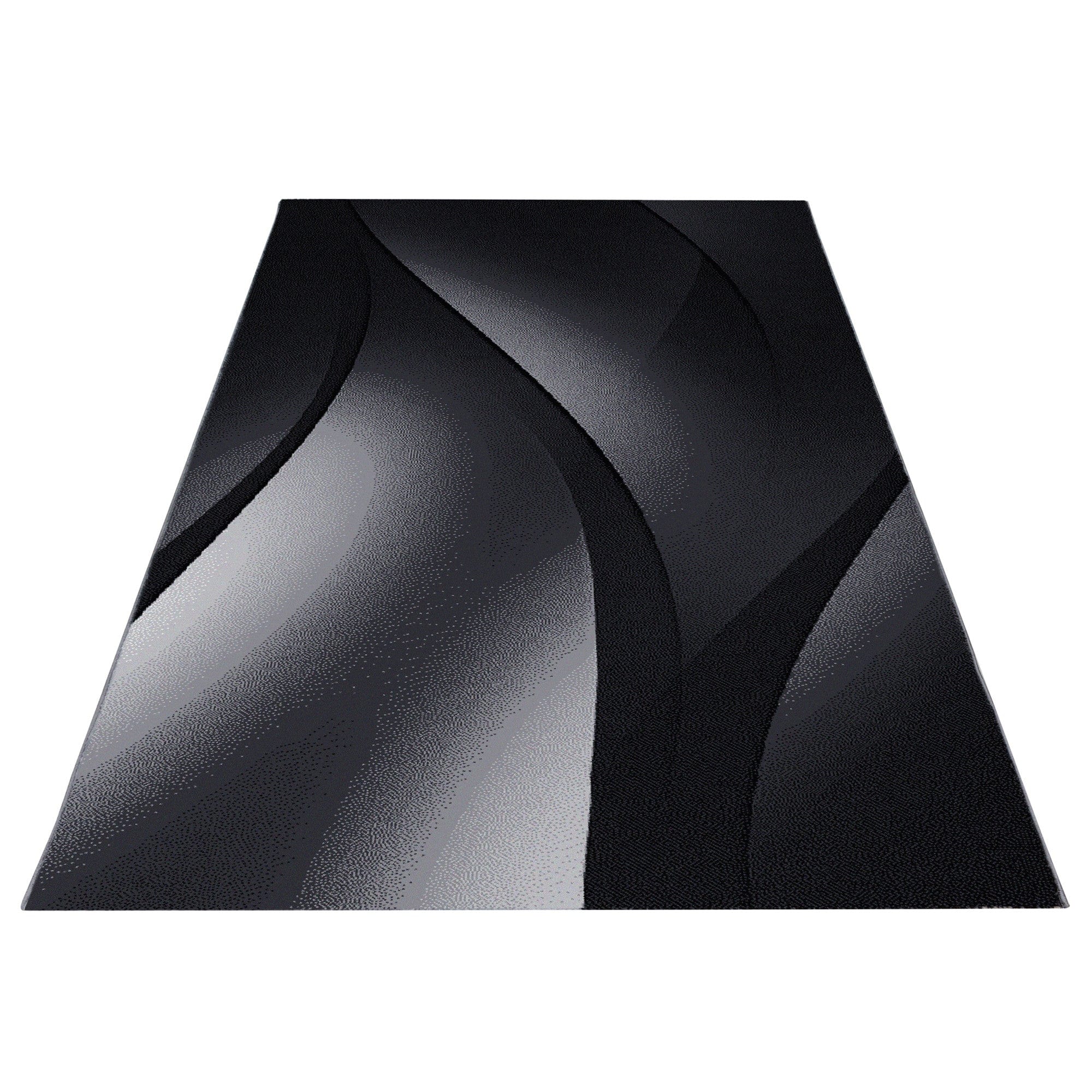 Covor din PP Plus 8010 Ombre Negru - SomProduct Romania