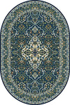 Agnella 170 x 120 cm Covor Laurus Navy Blue Oval, Wilton