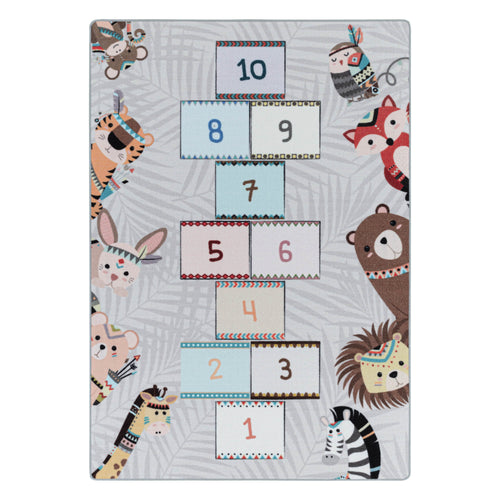 Covor pentru copii din poliamida Play 2903 Hopscotch Gri & AYYTPCH-PLAY2903GREY