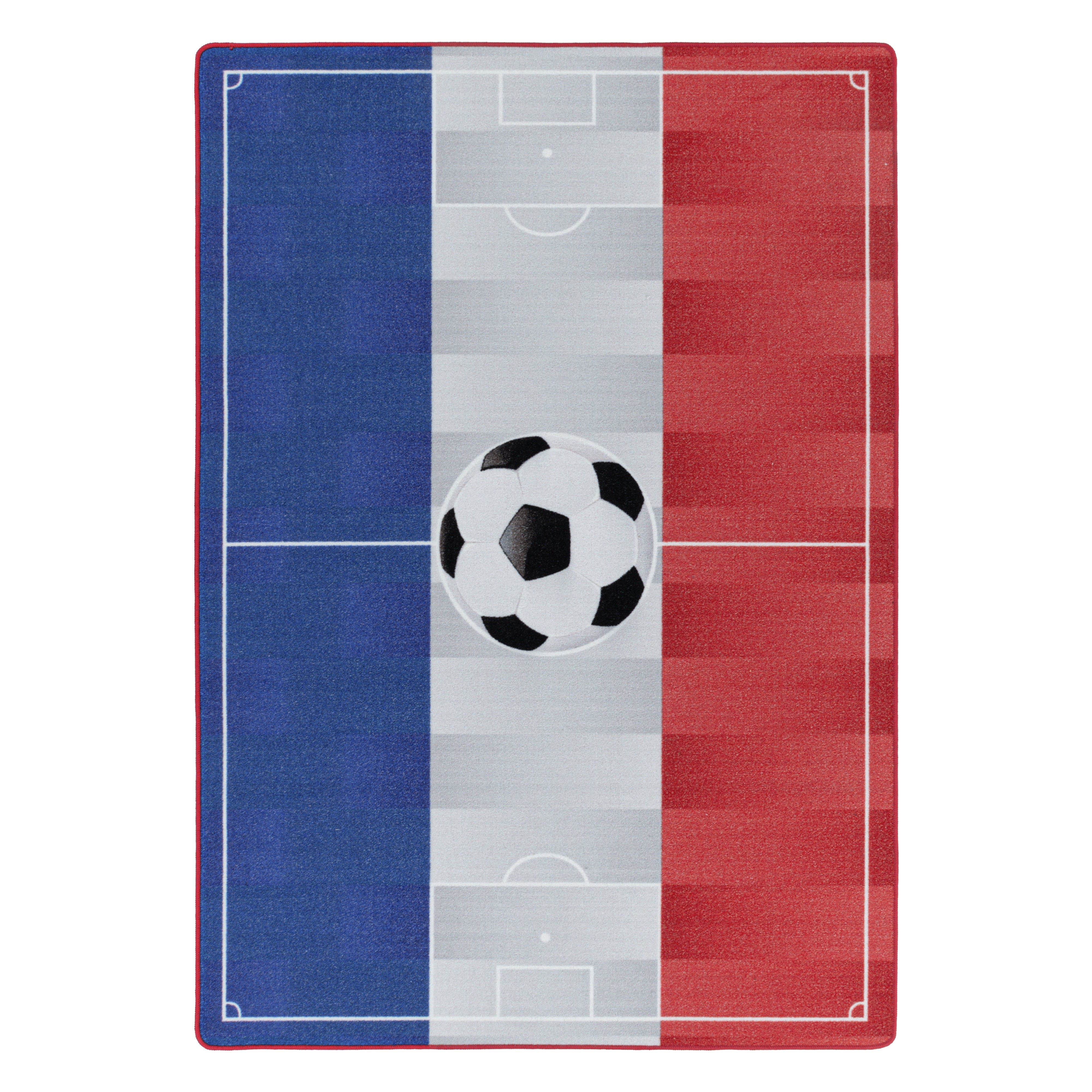 Covor pentru copii din poliamida Play 2913 Stadium France Alb & AYYTPCH-PLAY2913WHITE