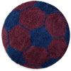 Covor pentru copii din PP Fun 6001 Round Football Bleumarin & AYYTPCH-FUN6001NAVY-ROUND