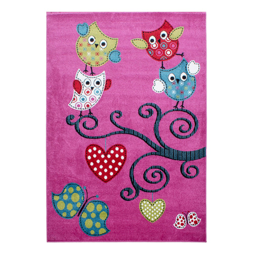 Covor pentru copii din PP Kids 0420 Owl Violet & AYYTPCH-KIDS0420LILA & AYYTPCH-KIDS0420LILA