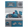 Covor pentru copii din PP Kids 0460 Racetrack Albastru & AYYTPCH-KIDS0460BLUE