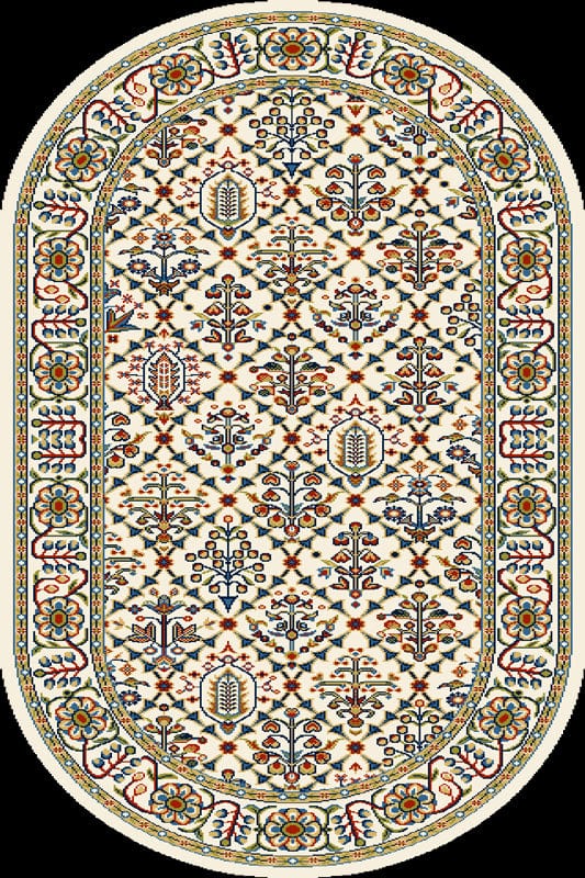 Agnella 100 x 180 cm Covor Tamir Cream Oval, Wilton