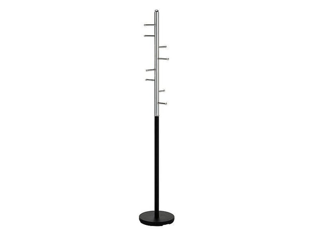 Cuier din metal, Ferro Negru / Crom, H173 cm