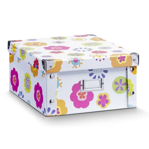 Cutie decorativa pentru depozitare, din carton, Kids Medium Multicolor, L31xl26xH14 cm