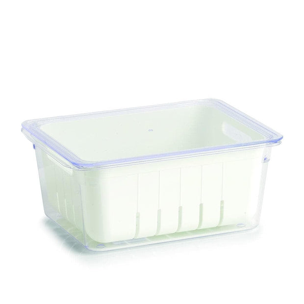 Cutie depozitare pentru frigider, din plastic, Freeze Alb, L22,5xl17,5xH10 cm