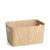 Cutie pentru depozitare, din carton, Wood Medium Natural, L34,2xl24,5xH18 cm