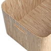 Cutie pentru depozitare, din carton, Wood Medium Natural, L34,2xl24,5xH18 cm (2)