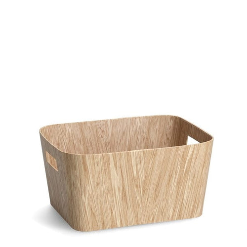 Cutie pentru depozitare, din carton, Wood Small Natural, L30,5xl22,9xH15,2 cm