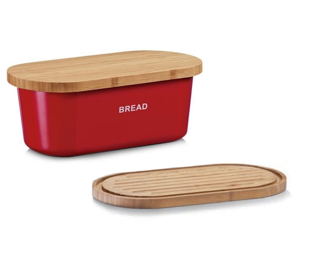 Cutie pentru paine Bread, din melamina si bambus, l36xA20xH14,5 cm (3)