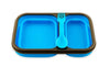 Cutie pliabila pentru pranz cu tacamuri, din silicon, Foltin Albastru, L21xl15xH4 cm - SomProduct Romania