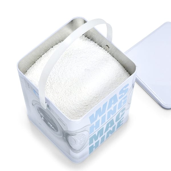 Zeller Cutie pentru depozitare detergent, din metal, Washing Machine Multicolor, L15xl15xH21 cm