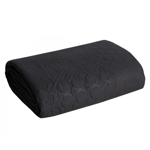 Cuvertura de pat, Boni 1 Negru & ERFRNY-QUILT-COVER-BONI-I-BLACK