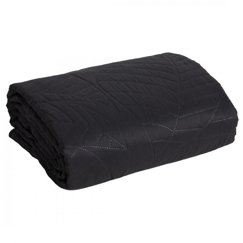 Cuvertura de pat, Boni 2 Negru & ERFRNY-QUILT-COVER-BONI-II-BLACK