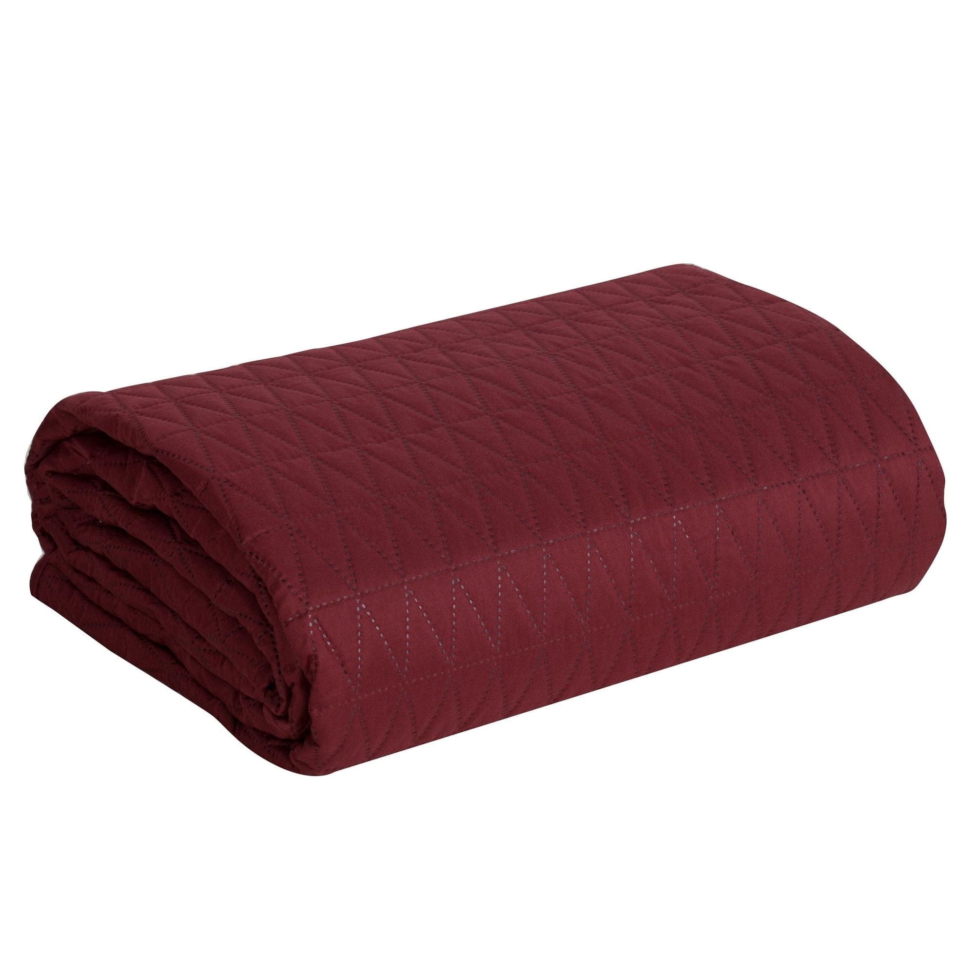 Cuvertura de pat, Boni 3 Caramiziu & ERFRNY-QUILT-COVER-BONI-III-BRICK-RED