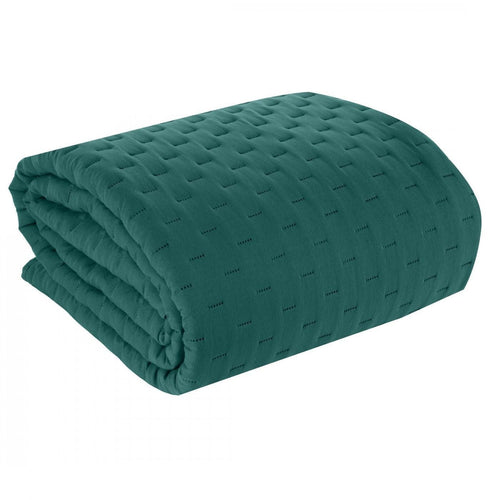 Cuvertura de pat, Libi Verde Inchis & ERFRNY-QUILT-COVER-LIBI-DARK-TURQUOISE