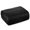 Cuvertura de pat, Luiz 2 Negru & ERFRNY-QUILT-COVER-LUIZ-II-BLACK