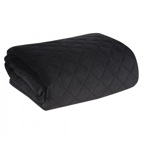 Cuvertura de pat, Milo Negru & ERFRNY-QUILT-COVER-MILO-BLACK