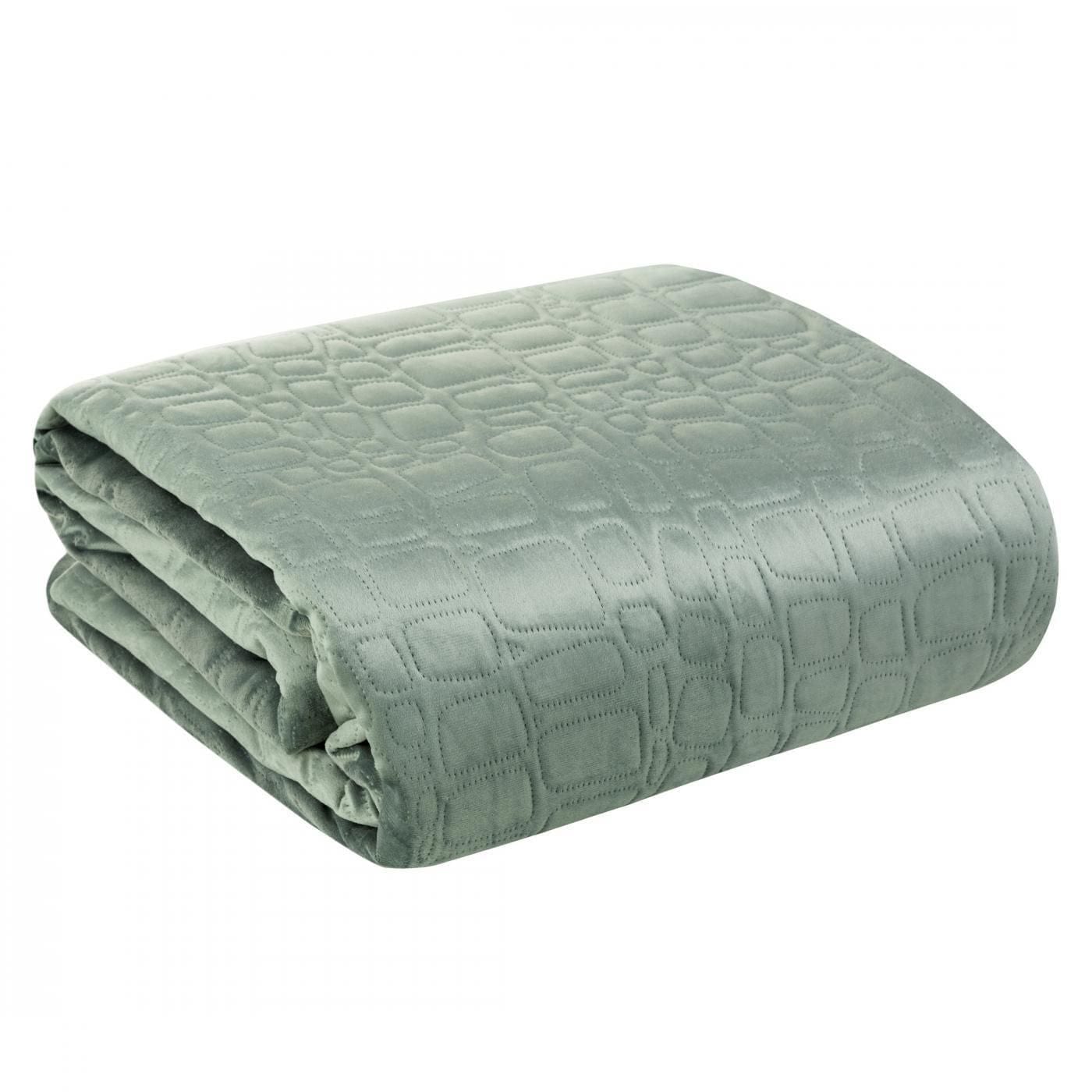 Cuvertura de pat, Salvia 7 Verde Mint & ERFRNY-QUILT-COVER-SALVIA-VII-SAGE-GREEN