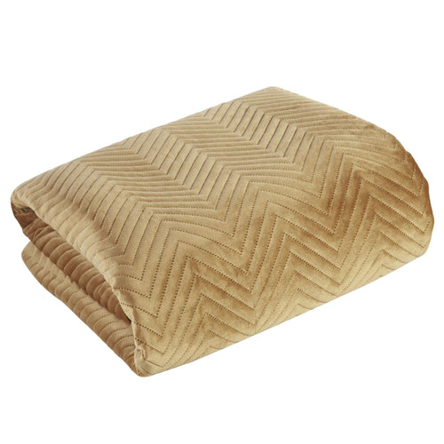 Cuvertura de pat, Sofia Camel & ERFRNY-QUILT-COVER-SOFIA-HONEY-ORANGE