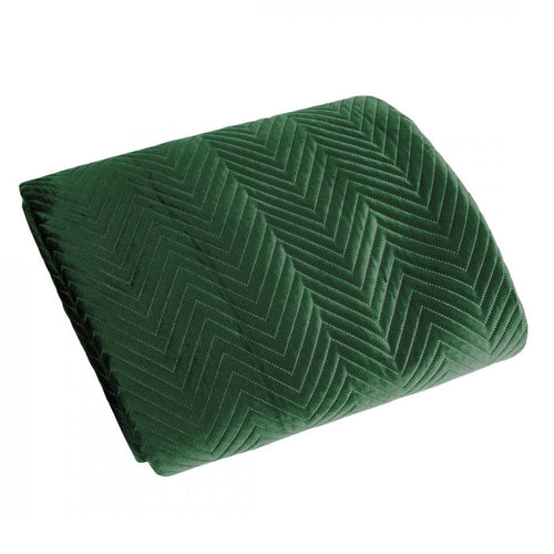 Cuvertura de pat, Sofia Verde Inchis & ERFRNY-QUILT-COVER-SOFIA-DARK-GREEN