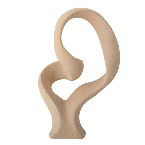 Decoratiune din ceramica, Berhan Natural, L27,5xl19xH40,5 cm