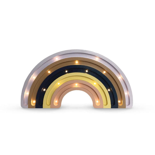 Decoratiune din lemn cu LED, Rainbow Multicolor, L41xl5,5xH21,5 cm