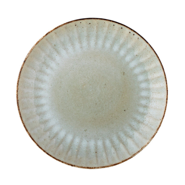 Farfurie din ceramica, Fleur Natural, Ø27xH2,5 cm (1)