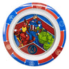 Farfurie pentru copii din plastic, Avengers Multicolor, Ø23.1xH2 cm