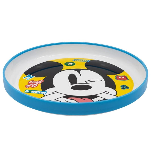 Farfurie pentru copii din plastic, Mickey Mouse Multicolor, Ø19.6xH2.5 cm (1)